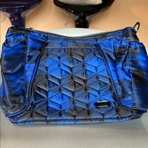 Lug Mini Shuffle Crossbody in Buffalo Blue Check NWT